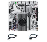 8-Bay Mini-ITX NAS Motherboard, DDR5 48GB, 10GbE + 2.5GbE, Dual M.2 NVMe, PCIe x4, USB-C 10Gbps, Dual 4K Display, 8 SATA 3.0 via 2× SFF-8643, TF Card Slot (N150 with 2*SFF-8643 Cable)