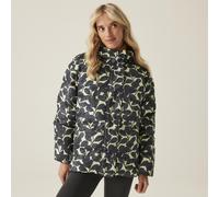 (8, Birdy Grey) Regatta Womens Orla Kiely Oversized Warm Winter Padded Jacket Coat