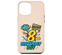 8 Birthday Boy Comic Cool 8th Bday Superhero Party Boys Kids Case for iPhone 12 Pro Max
