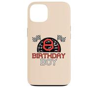 8 Birthday Boy Speedometer Race Flag 8th Bday Boys Kids Case for iPhone 13