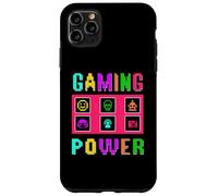 8-Bit Pixel Gaming Power Fun Colorful Retro Arcade Design Case for iPhone 11 Pro Max