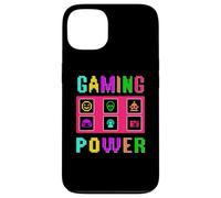8-Bit Pixel Gaming Power Fun Colorful Retro Arcade Design Case for iPhone 13