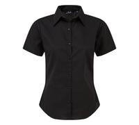 Premier Short Sleeve Poplin Blouse / Plain Work Shirt RW1092
