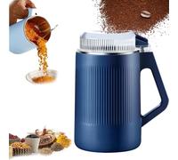 8-Blade Extreme Home Grinder,Coffee Grinder Electric,Household Small Powder Grinding Machine,Super Silent Pepper Mill Grinder for Coffee Bean, Herbs, Spices, Nuts (Dark Blue)