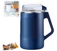 8-Blade Extreme Home Grinder, Household Small Powder Grinding Machine, Multifunctional Grinding Machine for Cereals, Nuts and Spices, Electric Spice Grinder Fine Powder (Dark Blue)