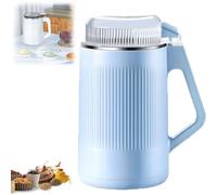 8-Blade Extreme Home Grinder, Household Small Powder Grinding Machine, Multifunctional Grinding Machine for Cereals, Nuts and Spices, Electric Spice Grinder Fine Powder (Blue)
