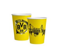 8 Borussia Dortmund 250 ml paper cups