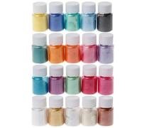 8 Bottles Additional Muscovite Scintillate Powder for Epoxy Rosin Cast Soap Making Crafting Materials Pearlescent Shade Scintillate Dirt Not Deadly Muscovite Powder Artisanal