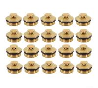 8 Brass Adjustable Sprinkler Heads with 360 Degree Rotating Nozzle for Garden and Lawn Irrigation, Compatible with Most Irrigation Systems for Water Conservation (20pcs)