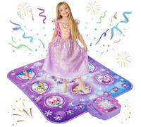 8-Button Princess Dance Mat with Bluetooth, Dance Mats for girls aged 3+ | 4 Modes & 9 Levels, Waterproof & Anti-Slip, Birthday, Christmas,Light Up Dance Pad For Boys Girls Ages 3+