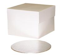 8" Cake Box with 8" Round 3mm Board