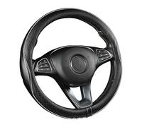 ZTYUANHANG Car Steering Wheel Cover Leather, for BYD Seal U DM-i 2024 2025 Microfiber Steering Wheel Cover, Breathable Car Accessory Steering Wheel Protector Cover