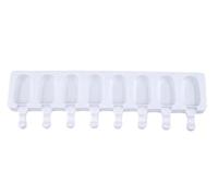 8 Cavity Lollipop Silicone Mould Tray for Lolly Sticks Chocolate Dessert Soap DIY Tools, Ice Cream