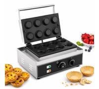 8-Cavity Tart Shell Maker, 1550W Commercial Pastry Machine
