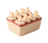 8 Cell Ice Cream Molds Summer Model Handmade Mold Children Freezer Ice Fruit Popsicle Mould Reusable Maker N0u8
