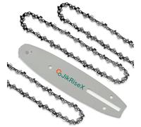 8" Chainsaw Guide Rail and Chain Combination Bar Saw Replacement Parts for Sun Joe SWJ800E, SWJ802E, Trimmer Plus PS720, Portland, Greenworks, Craftsmen, Chicago and More