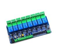 8-Channel 12V Relay Module RTU provides RS485 communication for project and electricians arm based relay modules