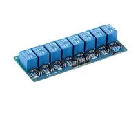 8-Channel 5V Relay Module Board Optocoupler Shield For Arduino Pic Plc Mcu Control With Red Indicator Lights For Smart Home Automation