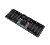 8 Channel Battery Tester with 2.4-inch Color Screen, Supports 10A Max Discharge, Internal Resistance Detection, Multi-Mode Testing for Li-ion Batteries