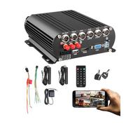 8-channel HDD Video Recorder Mobile DVR with 4G WIFI Live GPS Tracking for RV Truck Trailer Tractor Fleet Management