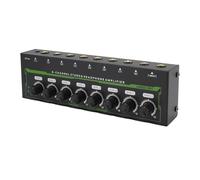 8 Channel Headphone Amplifier with 8 Channel Headphone Amplifier Fine Signal Amplification 6.35mm Volume Control Stereo Headphone Splitter (Jauartavfq9nkbes6-13)
