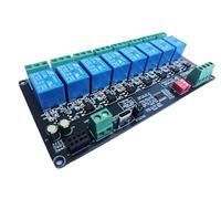 8-Channel I2C Relay Board with XL9535 | Type-C USB | Dual Power (3.3V & 5V) | EMR SPDT | Compatible with Arduino, ESP32, Raspberry Pi | DIN Rail Ready | IoT & Home Automation