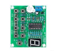 8-Channel Interactive Buzzer Kit with LED Display, CD4511 Latch Circuit Board for Electronics Training, Digital DIY Skills Competition Teaching Tool