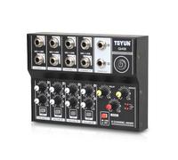 8 Channel Multifunctional USB Audio Mixer Portable Sound Mixer Professional Home-use Dual Microphone Inputs Sound Mixer