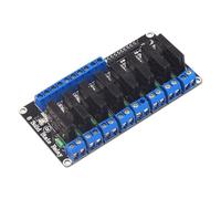 8-Channel Solid State Relay Module - High/Low Level Trigger, PLC Driver, 5V/12V/24V Control Board, 250V 2A(5vlowlevel)