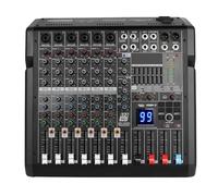 8 Channels Audio Mixer Sound Table Professional DJ Mixing Console Built In 99 Digital Effects 48V Phantom Power Widely Applicable
