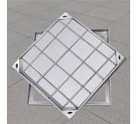 8 Cm Height Heavy Duty Sewage Cover Recessed, 304 Stainless Steel Decor Large Septic Tank Lid, Square Concealed Manhole Cover For Sidewalks/highways/docks(5cm/2in,L W 45cm x 45cm)