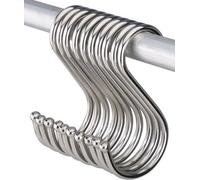 8 Cm S Hooks 10 Pack For Kitchen Pots Pans Meat Clothes Hanging