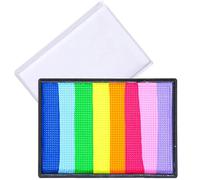 8-Color Face Rainbow Paint Kit,50g Make-Up Colours Palette,Hypoallergenic Non-Toxic Body Painting Water Soluble ,Quick Drying Body & Theatre Makeup, Colourful for Cosplay, Festivals, Carnival & Party