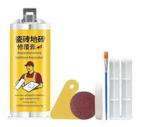 8-Color Stone & Ceramic Fixer - Pro-Grade Tile Restoration Set for Cracks & Chips - Granite Chip Filler & Porcelain Mending Glue, DIY Waterproof Surface Solution for Bathroom & Kitchen