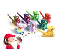 8 Colorful 3D Printed Musical Instrument Bird Whistles Kids Toys Bird Simulation Musical Instruments Water Filled Sound Changing Whistles Suitable for Home Decoration and Games