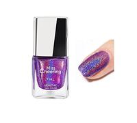 8 Colors Laser Nail Polish - Pretty Shiny Mirror Glitter Holographic Long Lasting 7ml #07