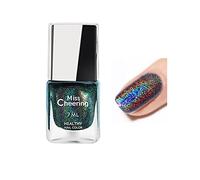 8 Colors Laser Nail Polish - Pretty Shiny Mirror Glitter Holographic Long Lasting 7ml #08