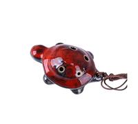 8 Colors Ocarina 6 Hole Small Ocarina Alto C Tone Beginner Ocarina Teaching Ceramic Pendant (Color : 06)