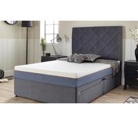 8 Cool Touch 9 Zone Memory Foam Mattress: Single