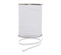8 Cord Elastic Cord for Sewing Crafting Waistbands Black White - Perfect for Wig Bands Strap Jewellery Mask Making Dressmaking Accessories Fitting DIY Craft by Discount Fabrics LTD (White,10m)
