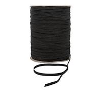 8 Cord Elastic Cord for Sewing Crafting Waistbands Black White - Perfect for Wig Bands Strap Jewellery Mask Making Dressmaking Accessories Fitting DIY Craft by Discount Fabrics LTD (Black,1m)