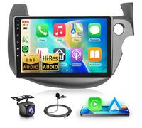 8 Core 4G+64G Car Radio for Honda Fit Jazz 2007-2013 with DSP 5G Wifi Carplay Android Auto, Hodozzy 10" 1280P QLED Touchscreen Bluetooth 5.1 Android Car Stereo GPS FM/RDS Reversing Camera
