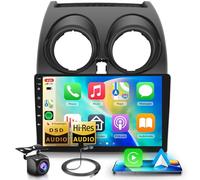 8 Core 4G+64G Car Radio for Nissan Qashqai 2006-2016 with DSP 5G Wifi Carplay Android Auto, Hodozzy 9" 1280P QLED Touchscreen Bluetooth 5.1 Android Car Stereo GPS FM/RDS Reversing Camera