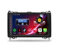 8 Core 4GB+64GB Android 14.0 DAB+ Head Unit for Mercedes A-Class W169 B-Class W245 Sprinter Viano Vito VW Crafter GPS Satnav Support Wireless CarPlay Android AUTO WiFi Bluetooth 9" IPS Touchscreen DSP