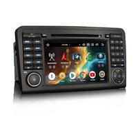 8 Core 4GB RAM 64GB ROM Android 16 DAB+ Head Unit for Mercedes-Benz ML Class W164 GL-Class X164 Touchscreen with GPS Navigation Wireless Apple CarPlay Android Auto DSP WiFi Bluetooth 5.0 SWC OBD2 TPMS