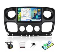 8-Core Snapdragon 4G+64G Android 13 Car Stereo for Renault Master/Vauxhall Movano 2010-2019 with Wireless CarPlay Android Auto 10" Car Radio with DSP Hi-Res Bluetooth 5.1 GPS WiFi FM Backup Camera