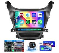 [8 Cores 6G+128G] Inefala Android 13 Radio Dash Kit for Hyundai Elantra 2014-2016, 9" Stereo Touchscreen with Wireless Carplay and Android Auto, GPS/WiFi, 32EQ DSP,