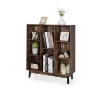 8-Cube Storage Organizer Freestanding Side Cabinet Open Shelf Bookcase