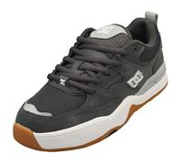 (8) DC Shoes Ascend Mens Skate Trainers in Dark Grey White