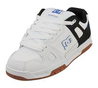 DC Stag Skate Shoes - White/Black/Blue